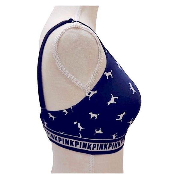 Victoria’s Secret pink dog wireless bra, size 34D - Picture 2 of 5